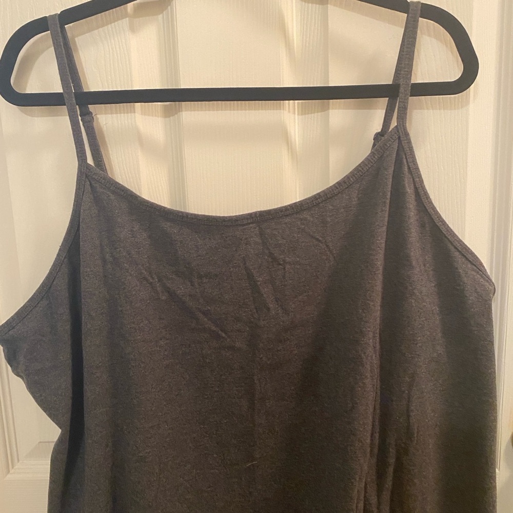 Torrid Gray Relaxed Camisole Sleeveless Top